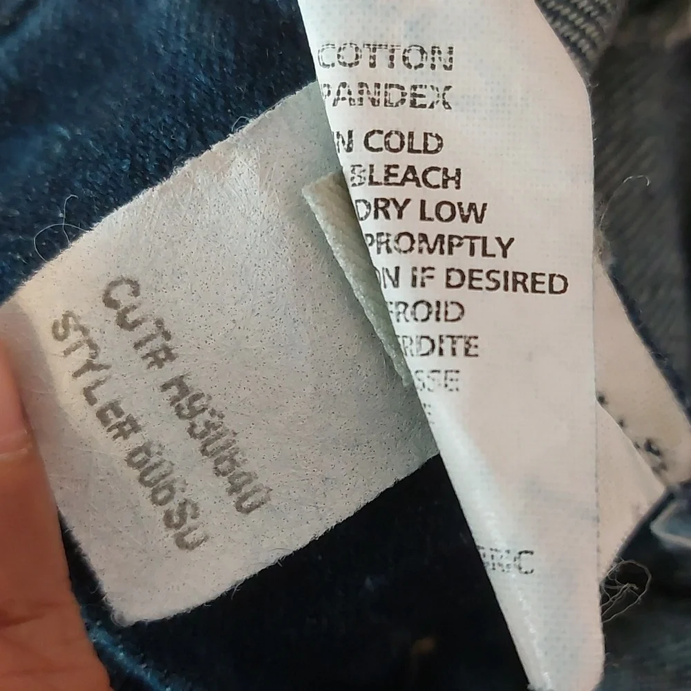 Hudson Jeans Pedal Pusher / Clam Digger Blue Denim Jeans Women's Size 28 - Picture 9 of 9